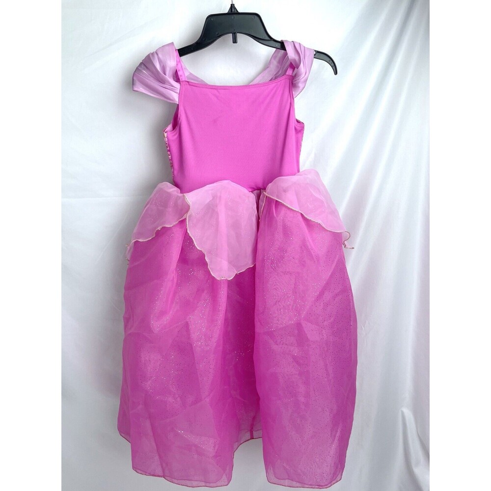 Disney Store Parks Girls 7/8 Princess Aurora Sleeping Beauty Pink‎ Costume Dress - Picture 3 of 5